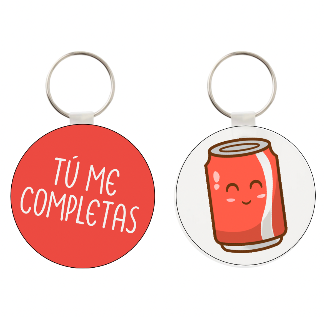 Llavero 'Tú me completas'