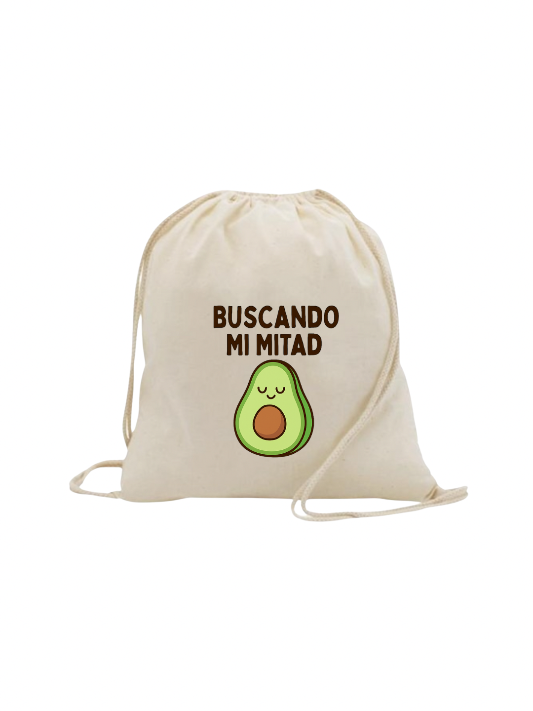 Mochila con dibujo de aguacate