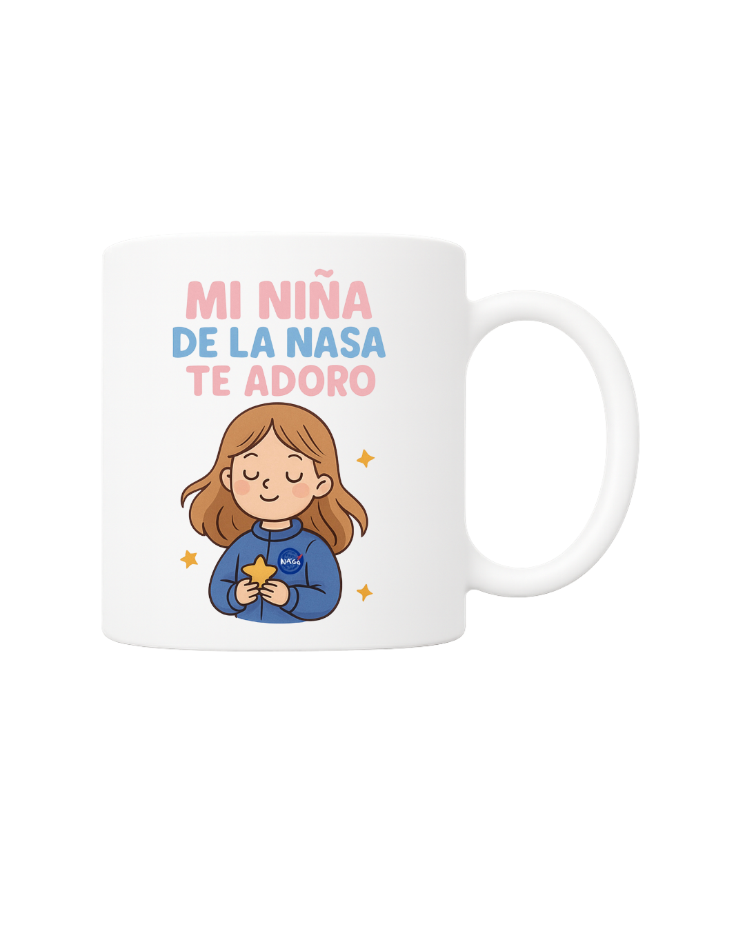 Taza 'Mi niña de la NASA te adoro'
