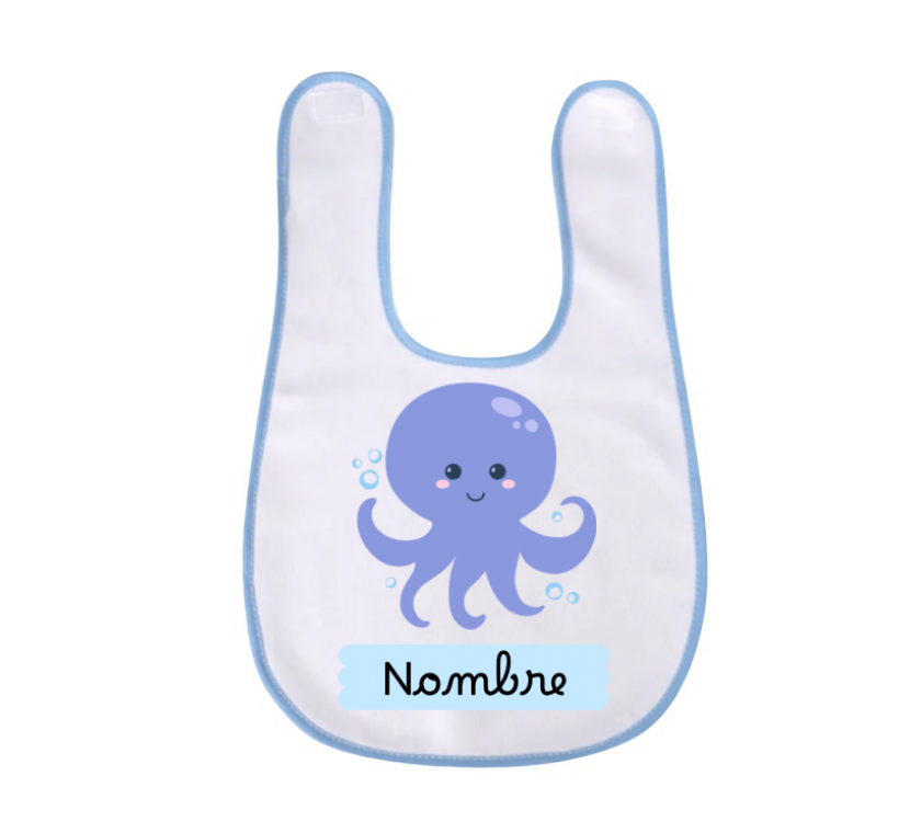 Babero personalizado con Nombre 