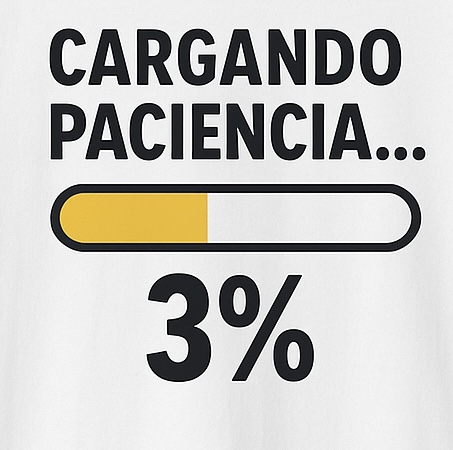 “Cargando paciencia… 3%”