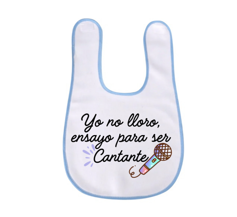 Babero divertido para bebé