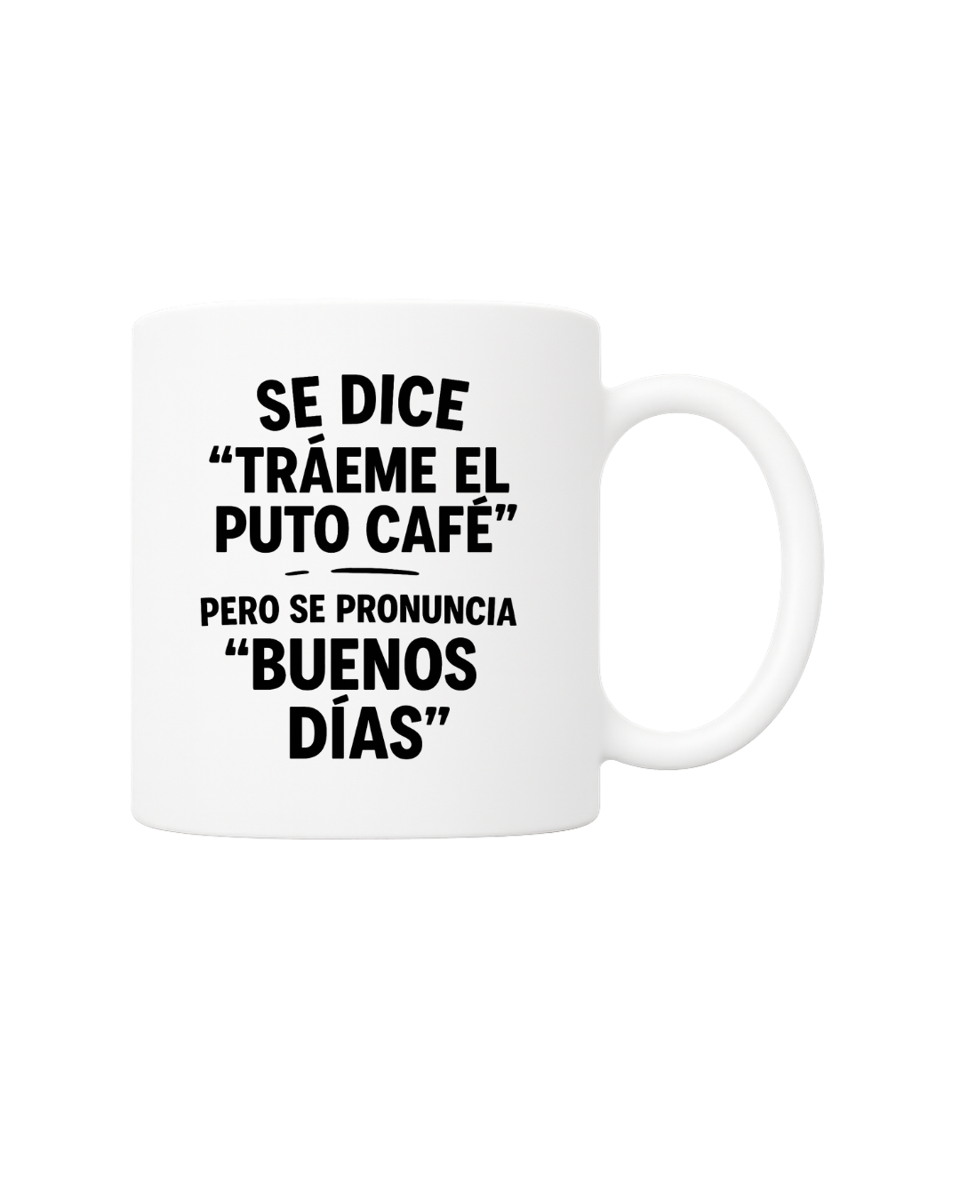 Taza divertida de café