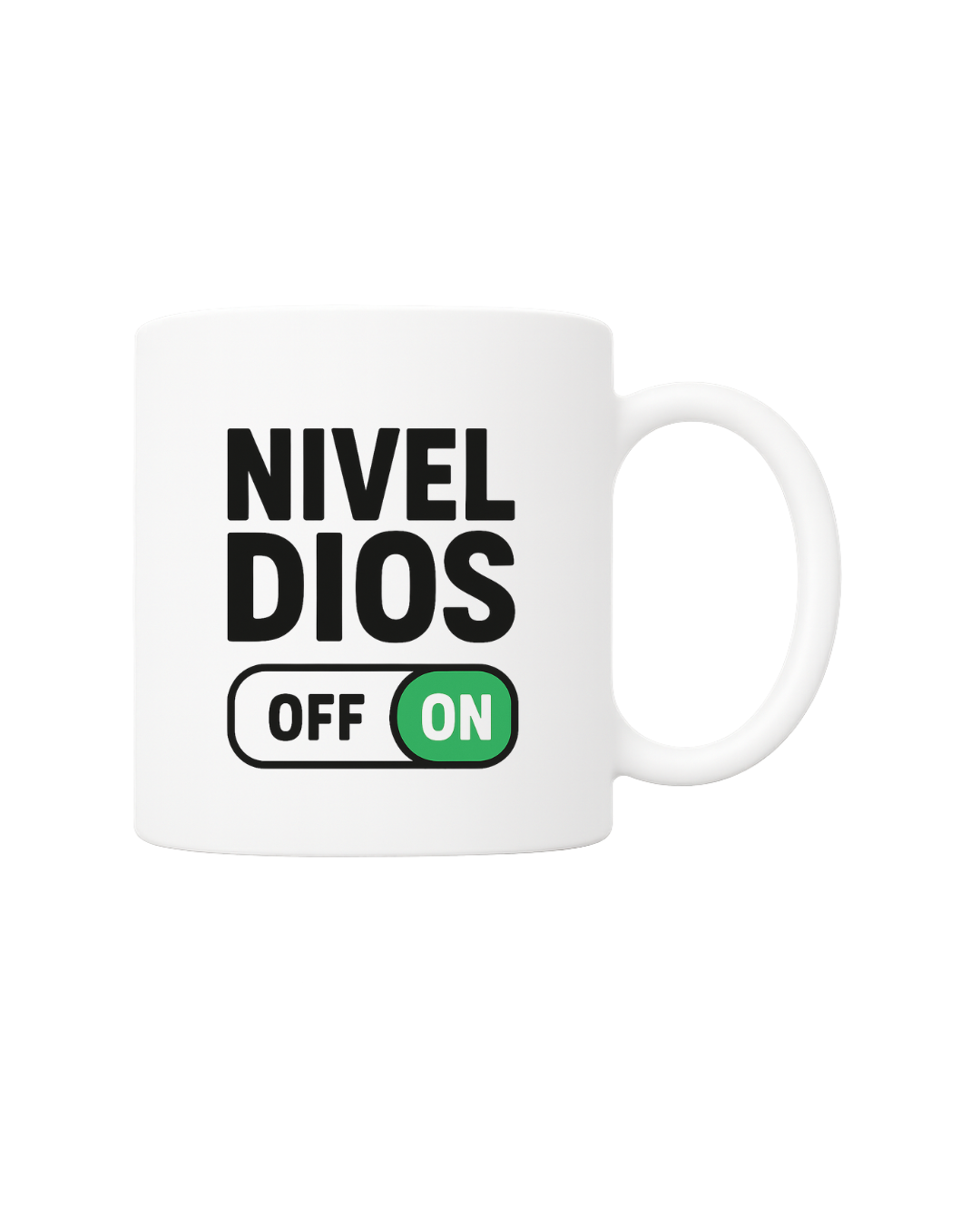 Taza 'Nivel Dios'