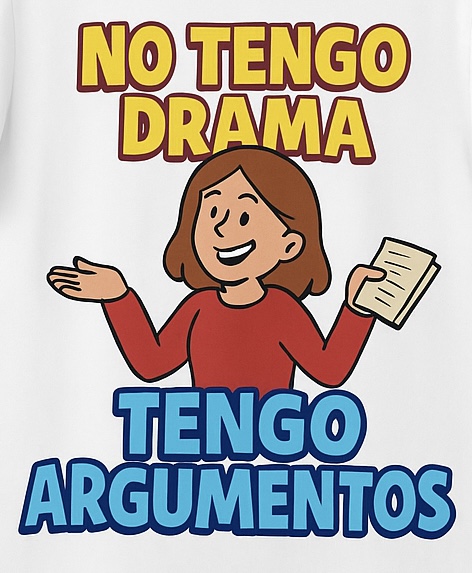 “No tengo drama, tengo argumentos”