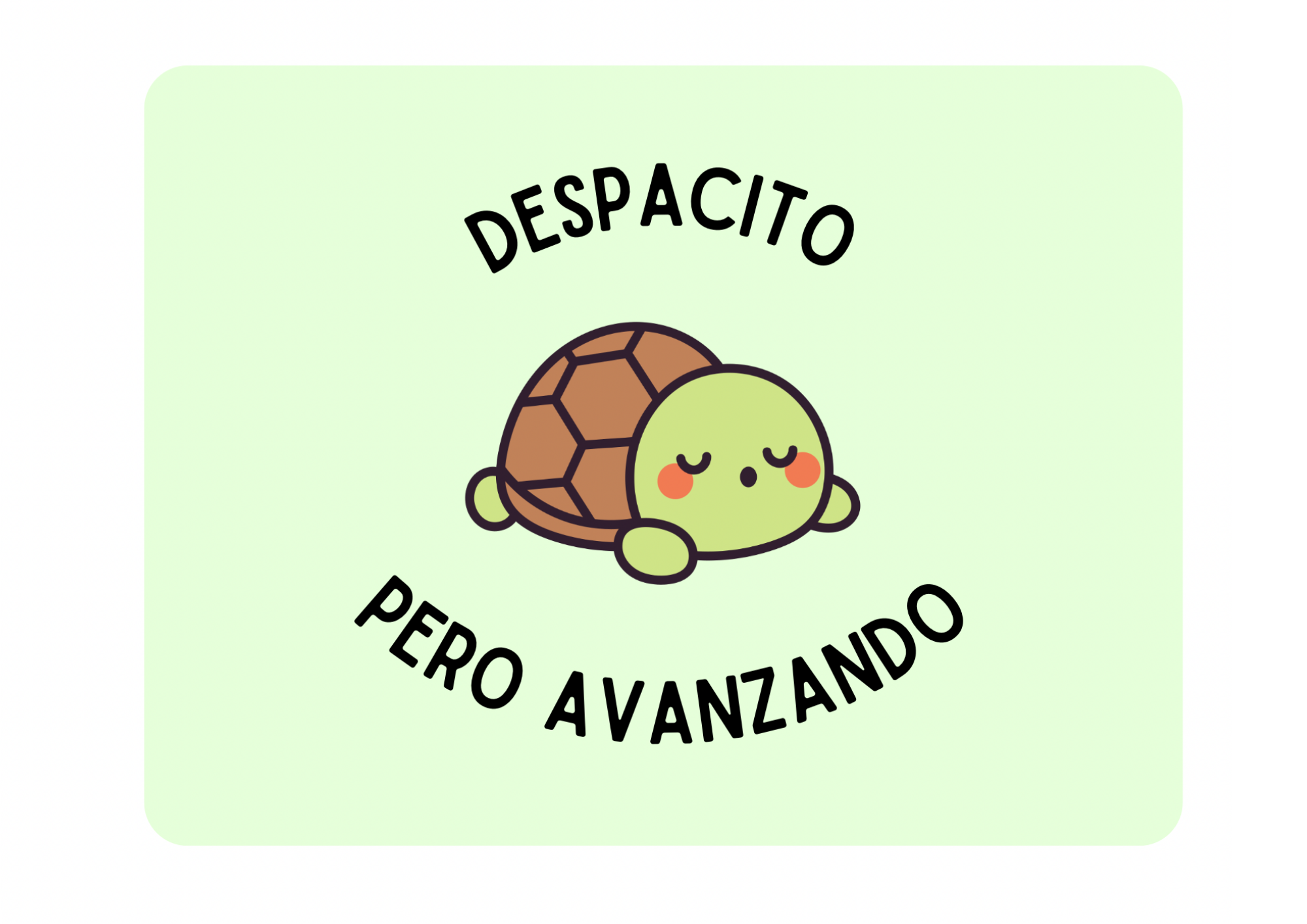 Alfombrilla adorable de tortuga
