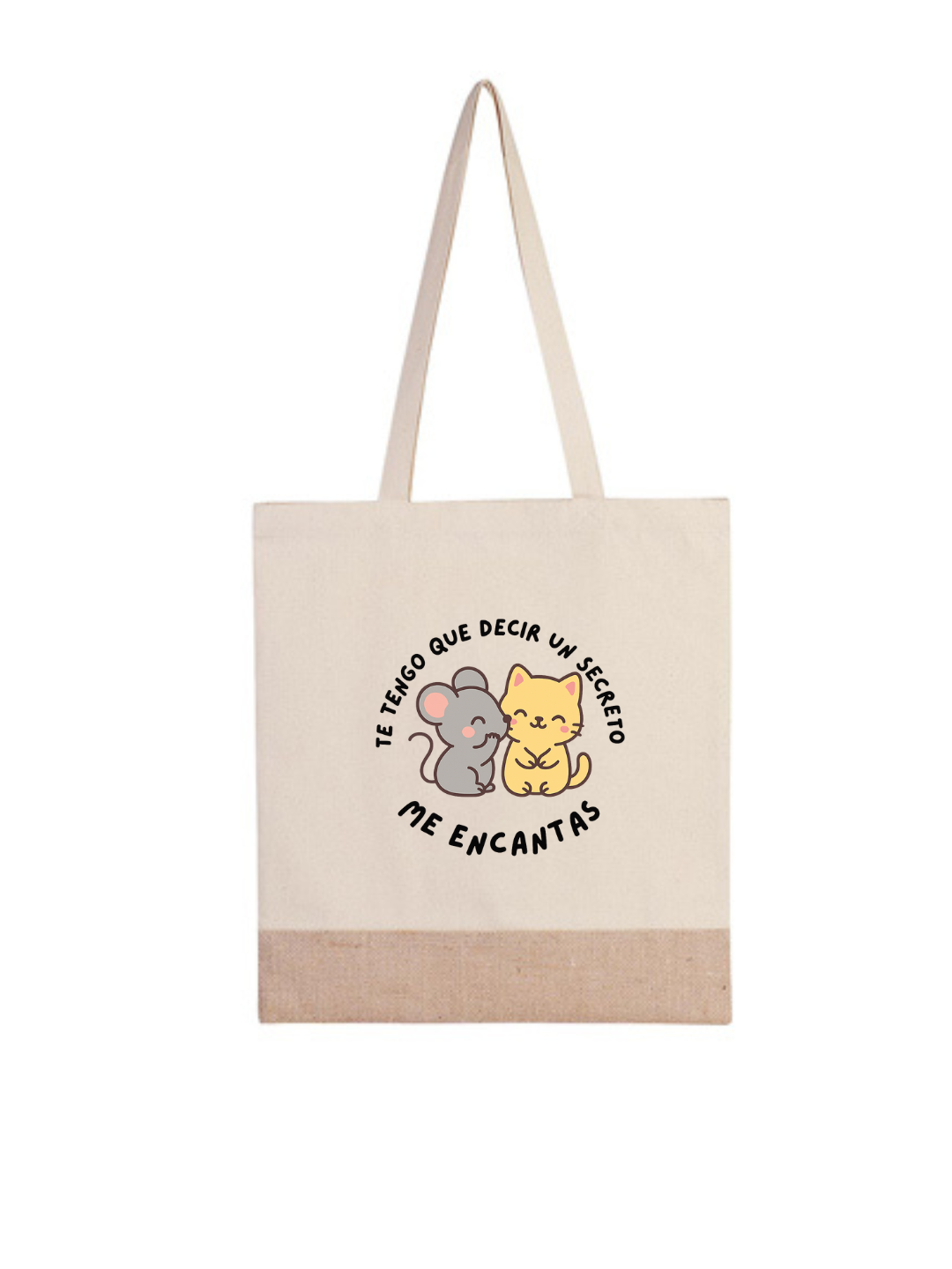 Bolsa de tela estampada