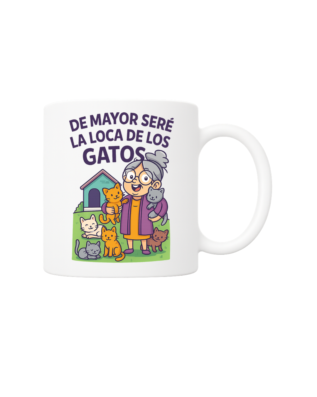 Taza 'La loca de los gatos'