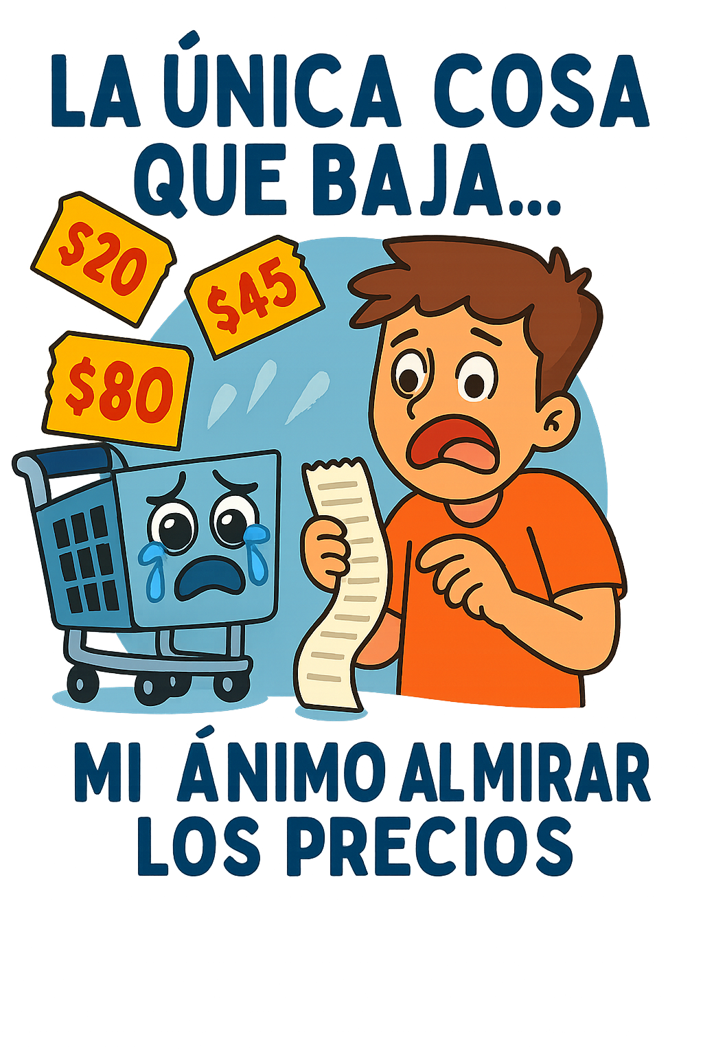 La única cosa que baja… mi ánimo al mirar los precios