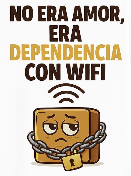 “No era amor, era dependencia con WiFi”