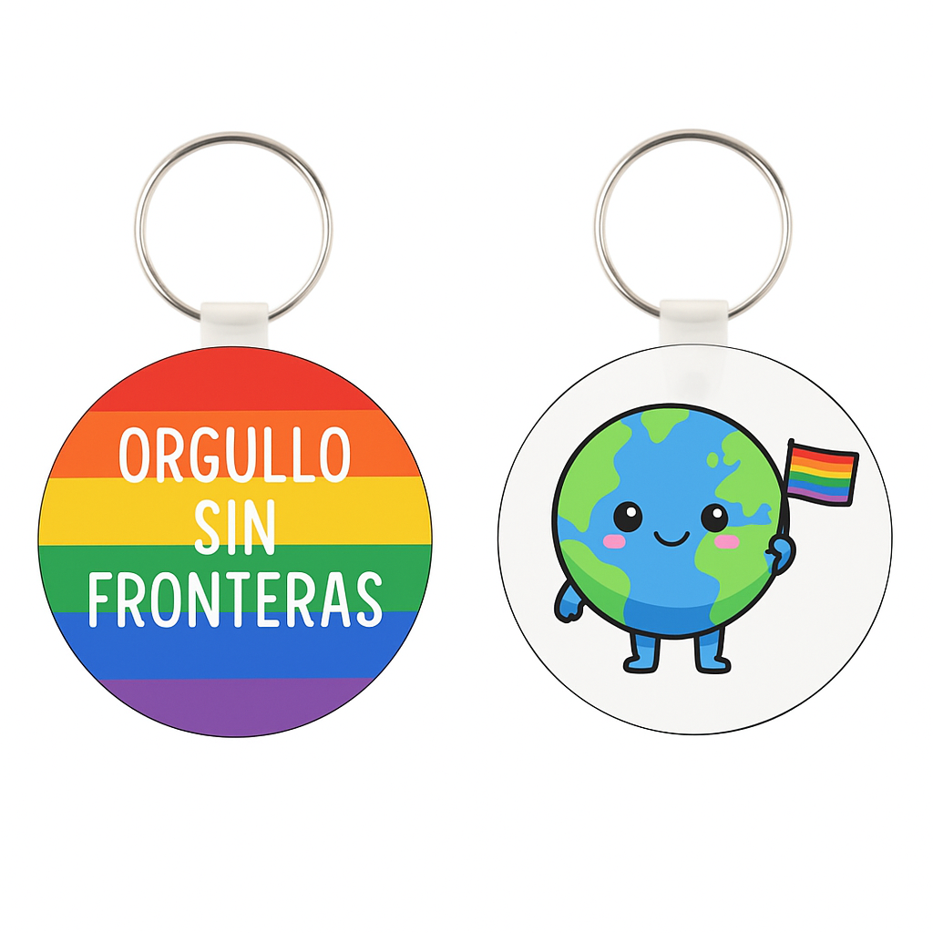 Llavero Orgullo Sin Fronteras
