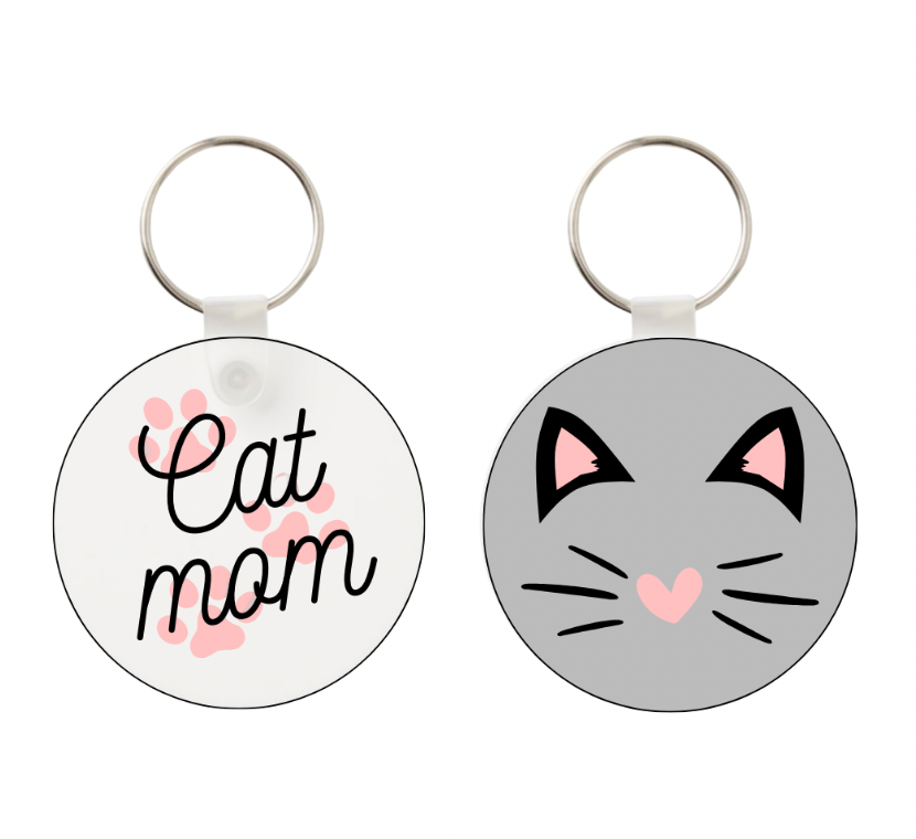 Llavero Cat Dad o Cat Mam