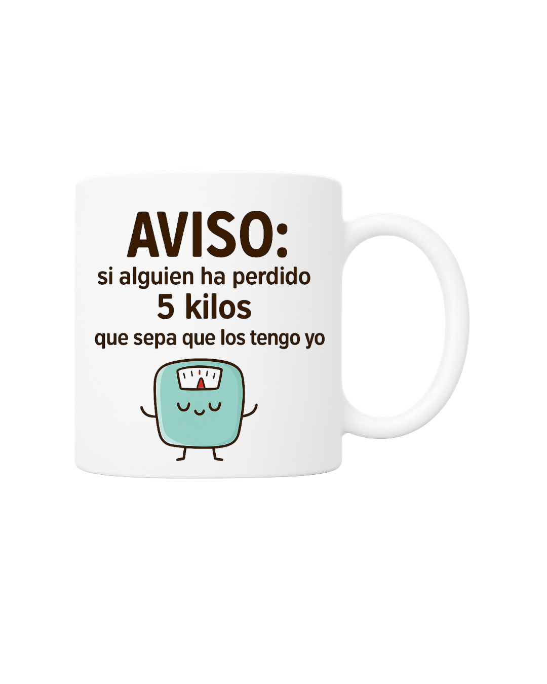 Taza divertida con mensaje