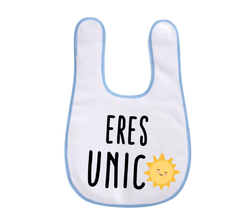 Babero infantil 'Eres único'