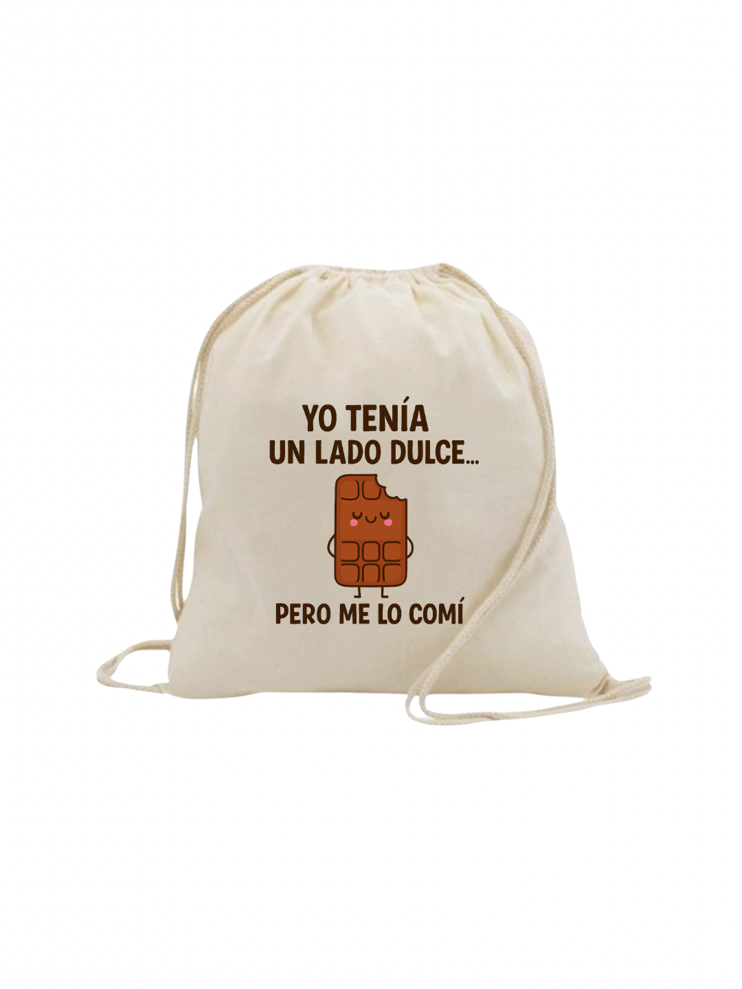 Bolsa de tela con cordones