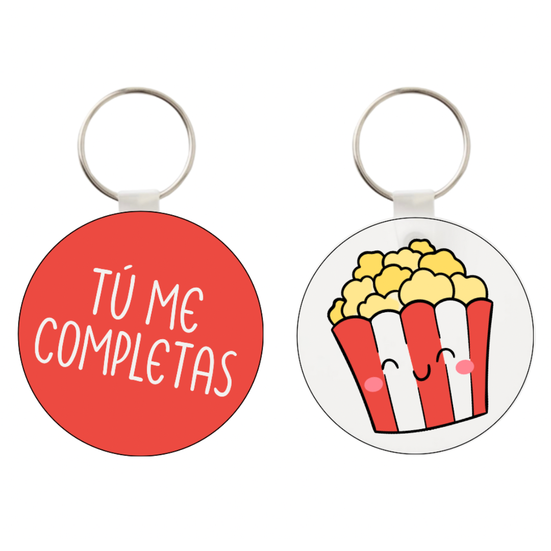 Llavero 'Tú me completas'