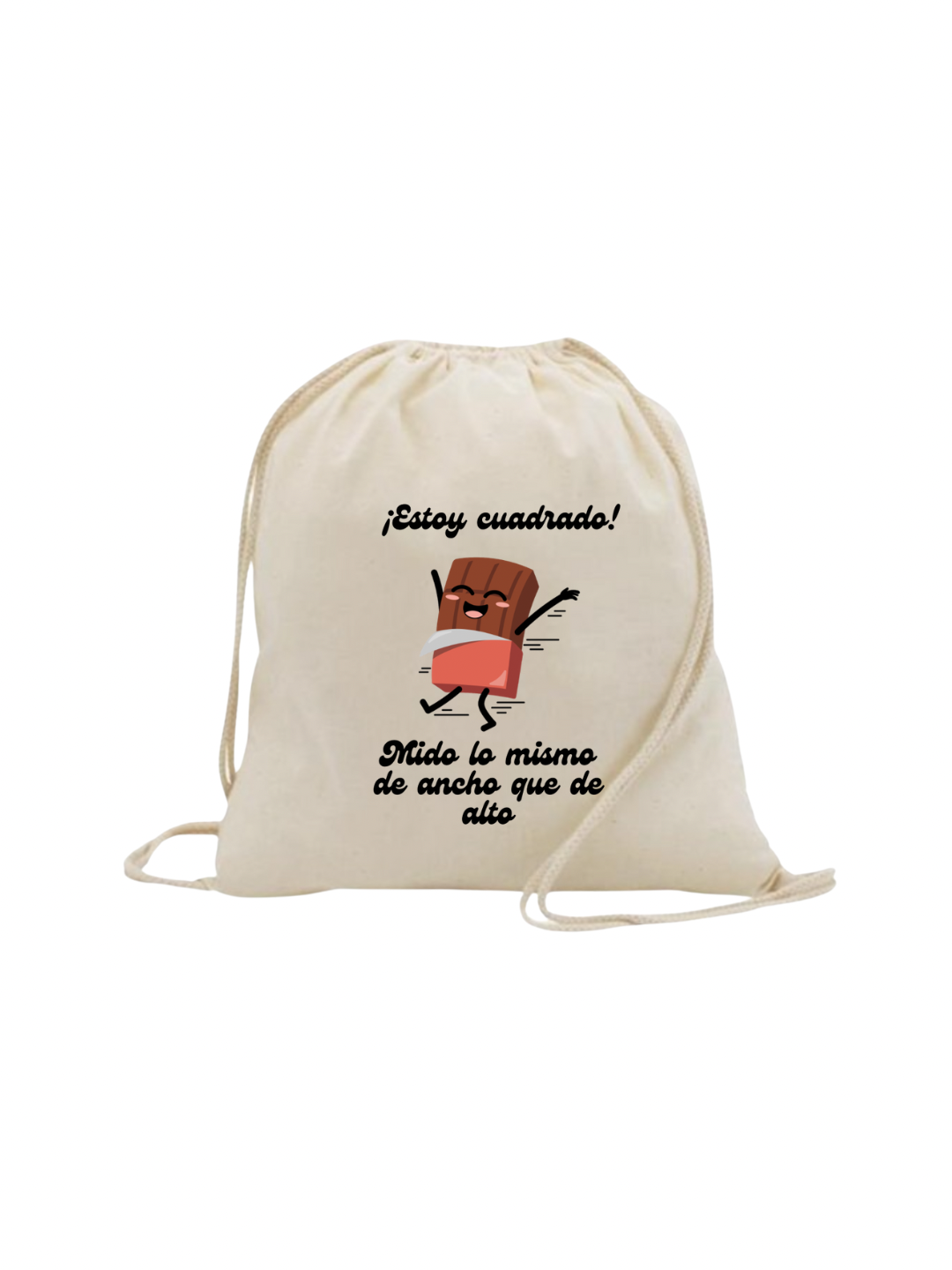 Bolsa de tela con diseño divertido