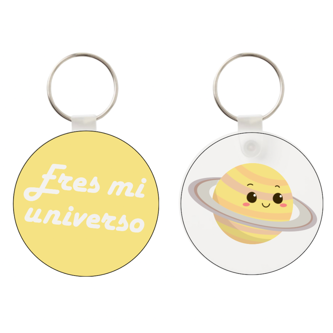 Llavero 'Eres mi universo'