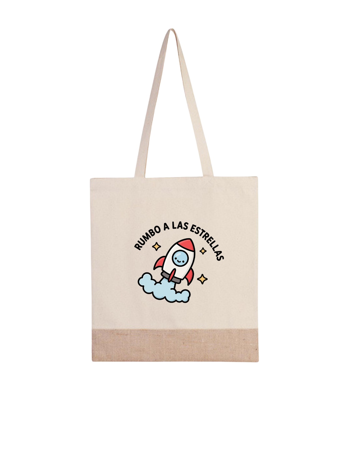 Bolsa de tela rumbo a las estrellas