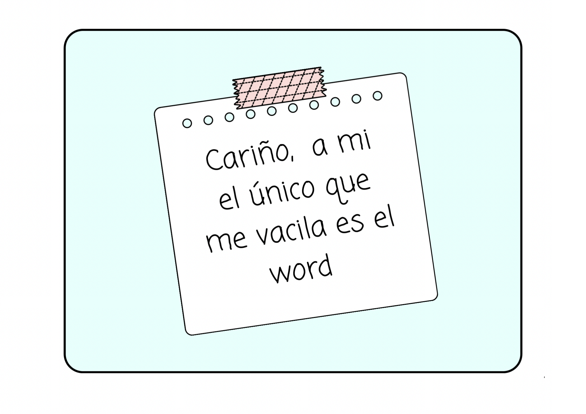 Alfombrilla de Nota divertida para oficina