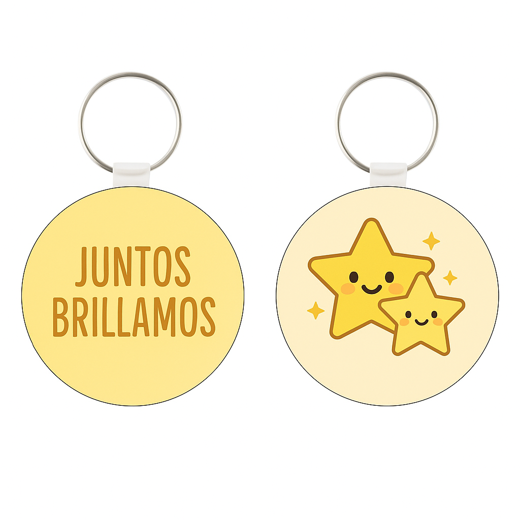 Llaveros Juntos Brillamos