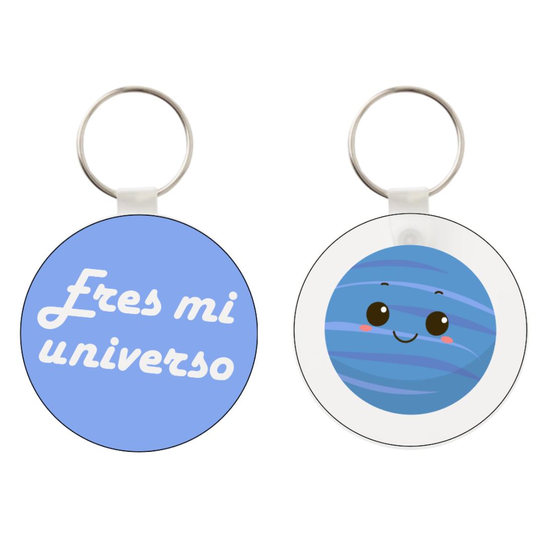 Llavero 'Eres mi universo'