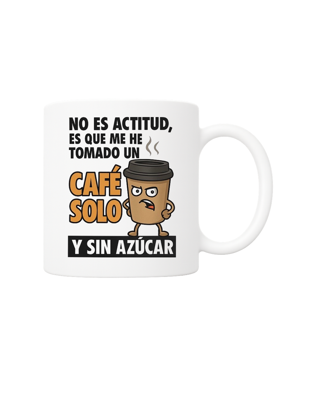Taza de café divertida