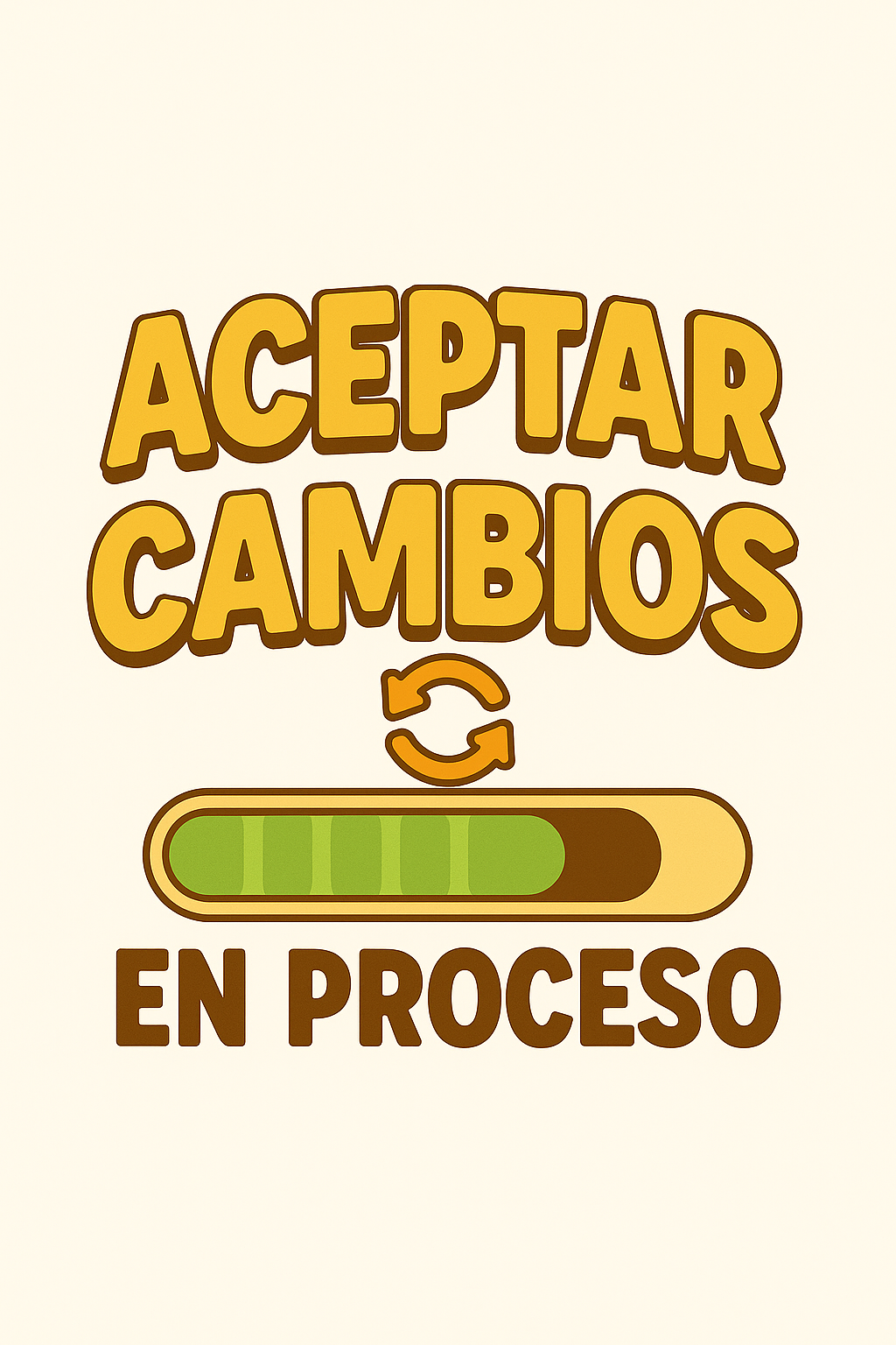 Aceptar cambios en proceso