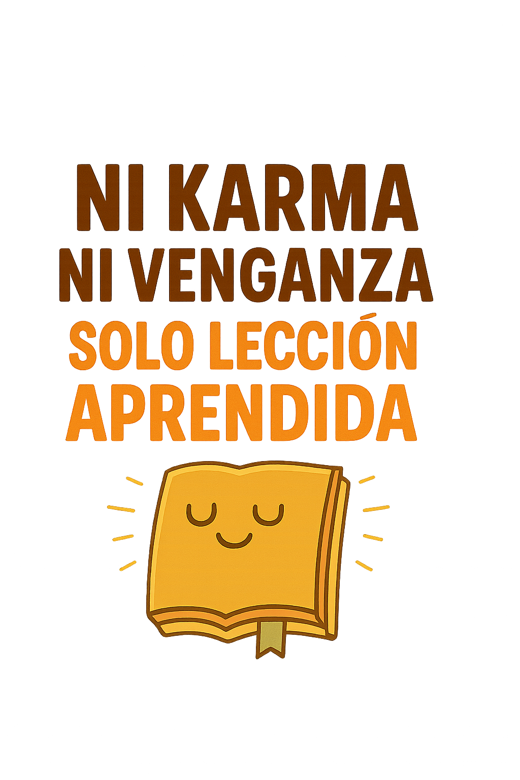 Ni karma ni venganza, solo lección aprendida