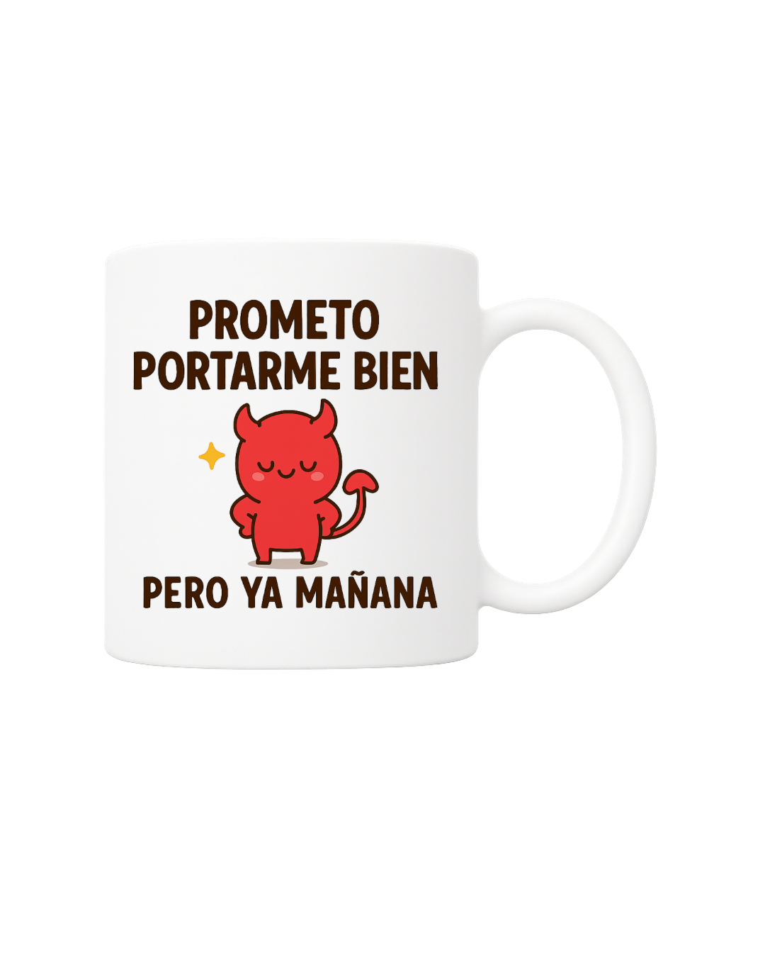 Taza divertida con mensaje
