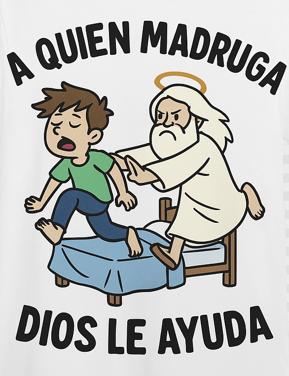 “A quien madruga, Dios le ayuda”