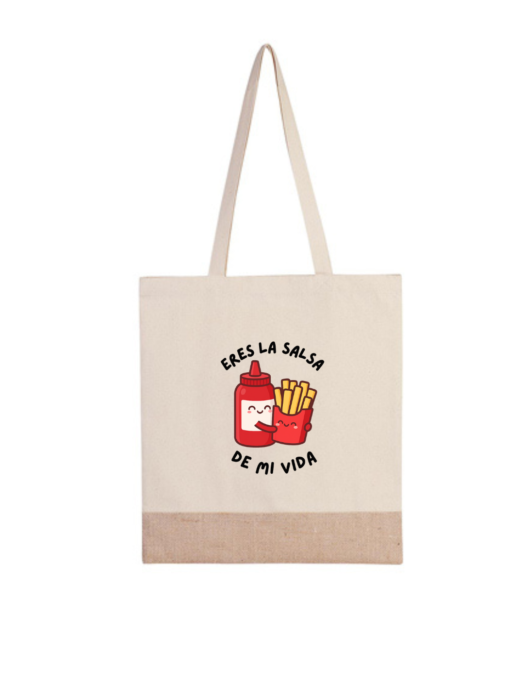Bolsa de tela con diseño divertido