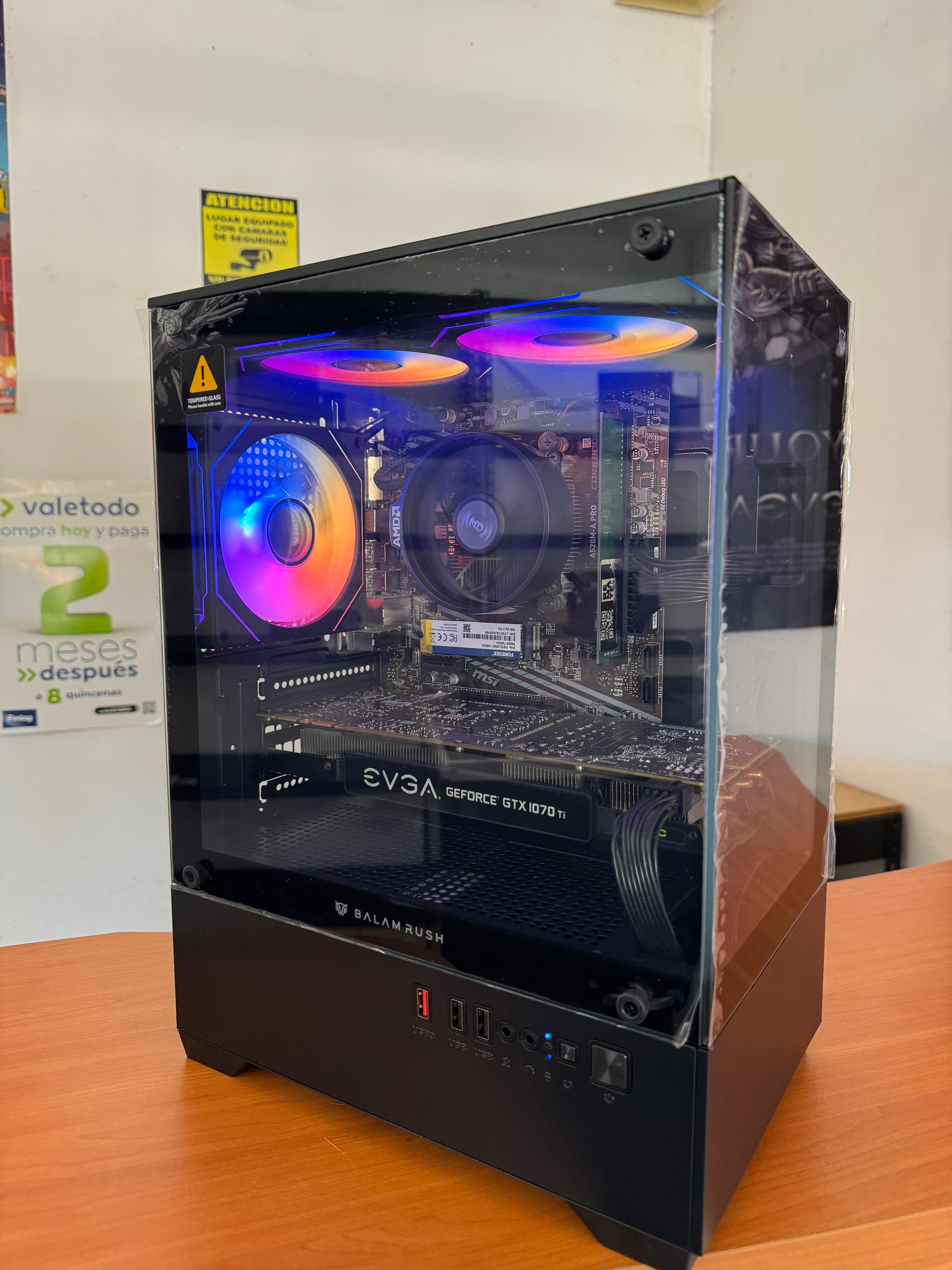 PC Gamer Ryzen 3 con GTX 1070 Ti