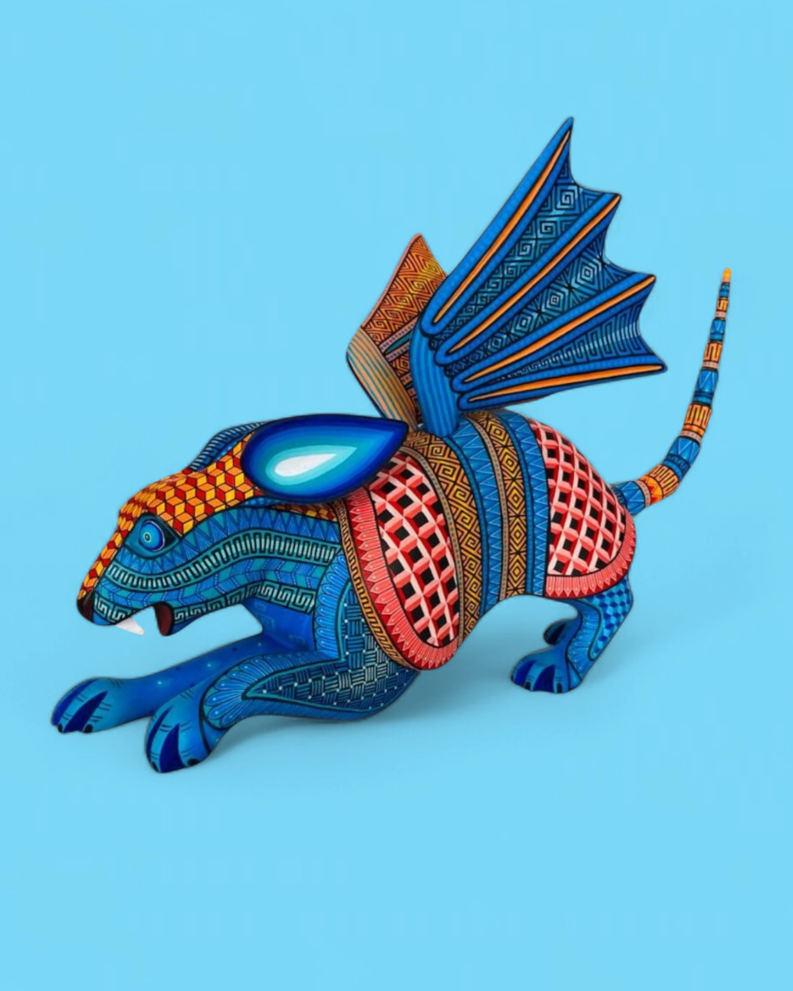 Alebrije Fusión – Liebre, Armadillo y Murciélago