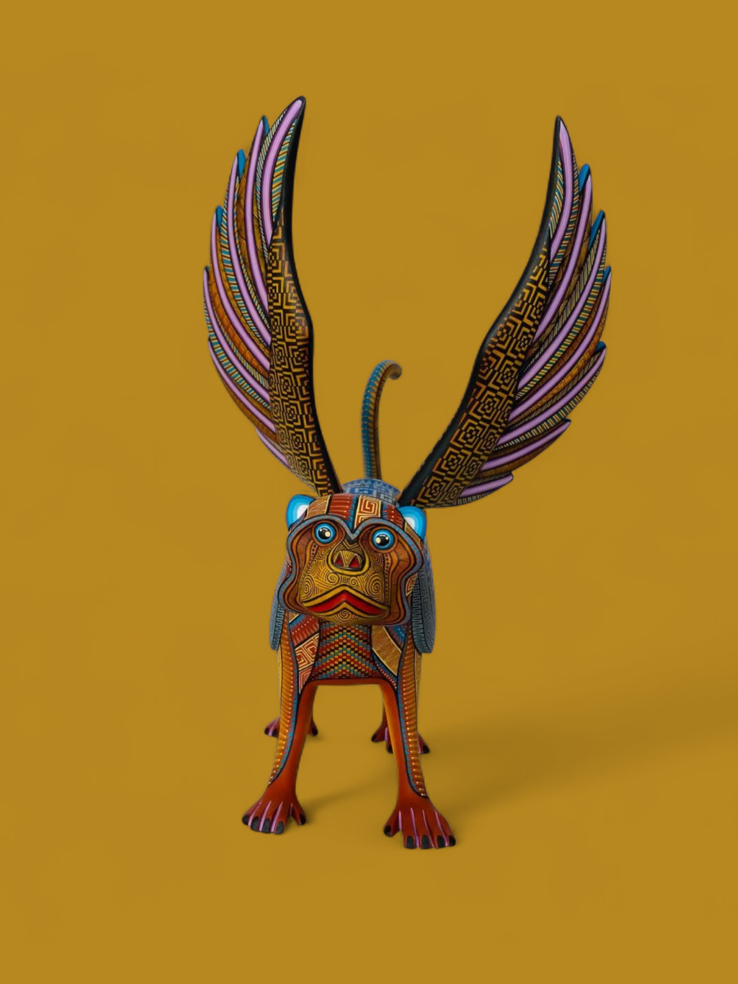 Alebrije Fusión – Mono, Armadillo y Águila
