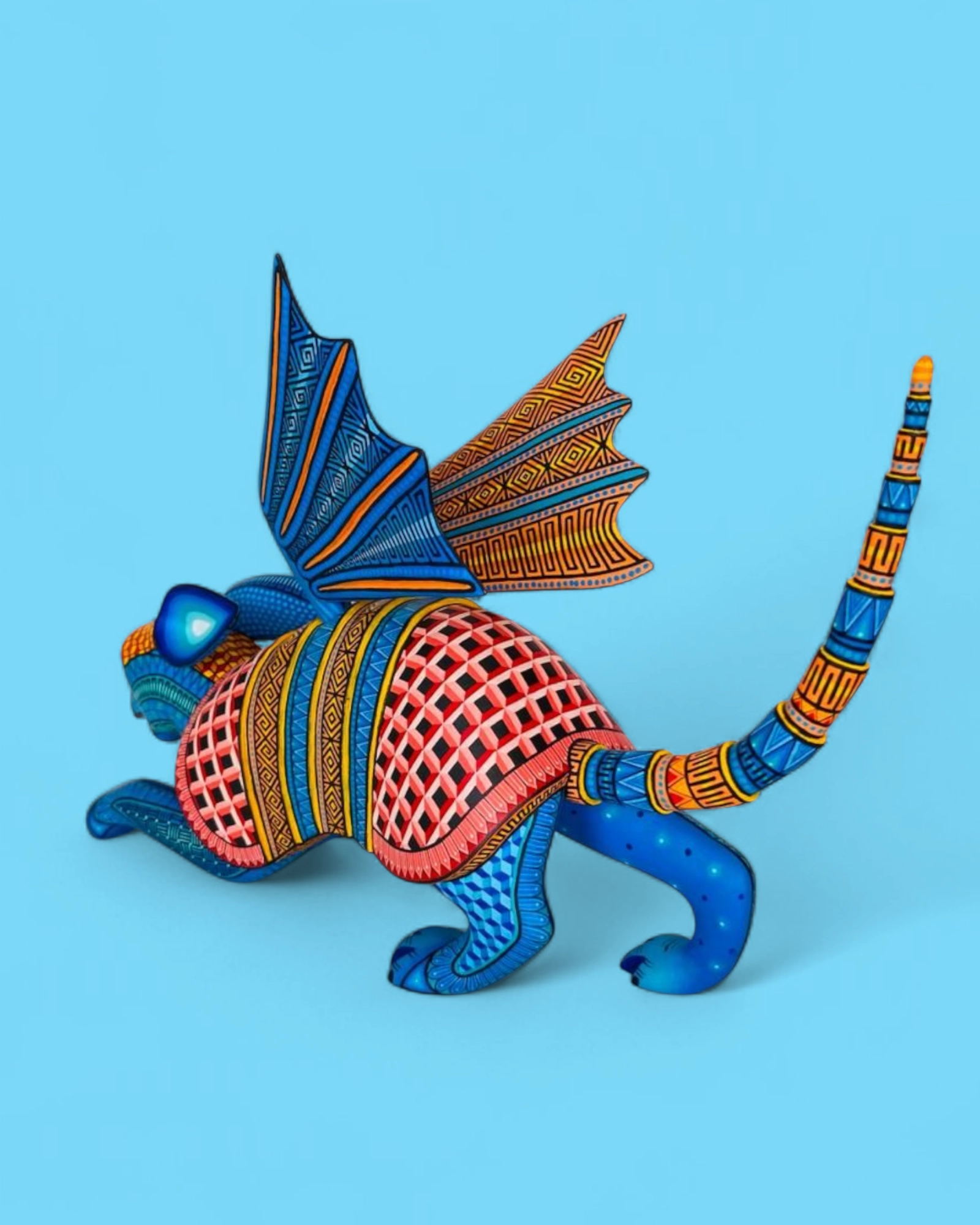 Alebrije Fusión – Liebre, Armadillo y Murciélago
