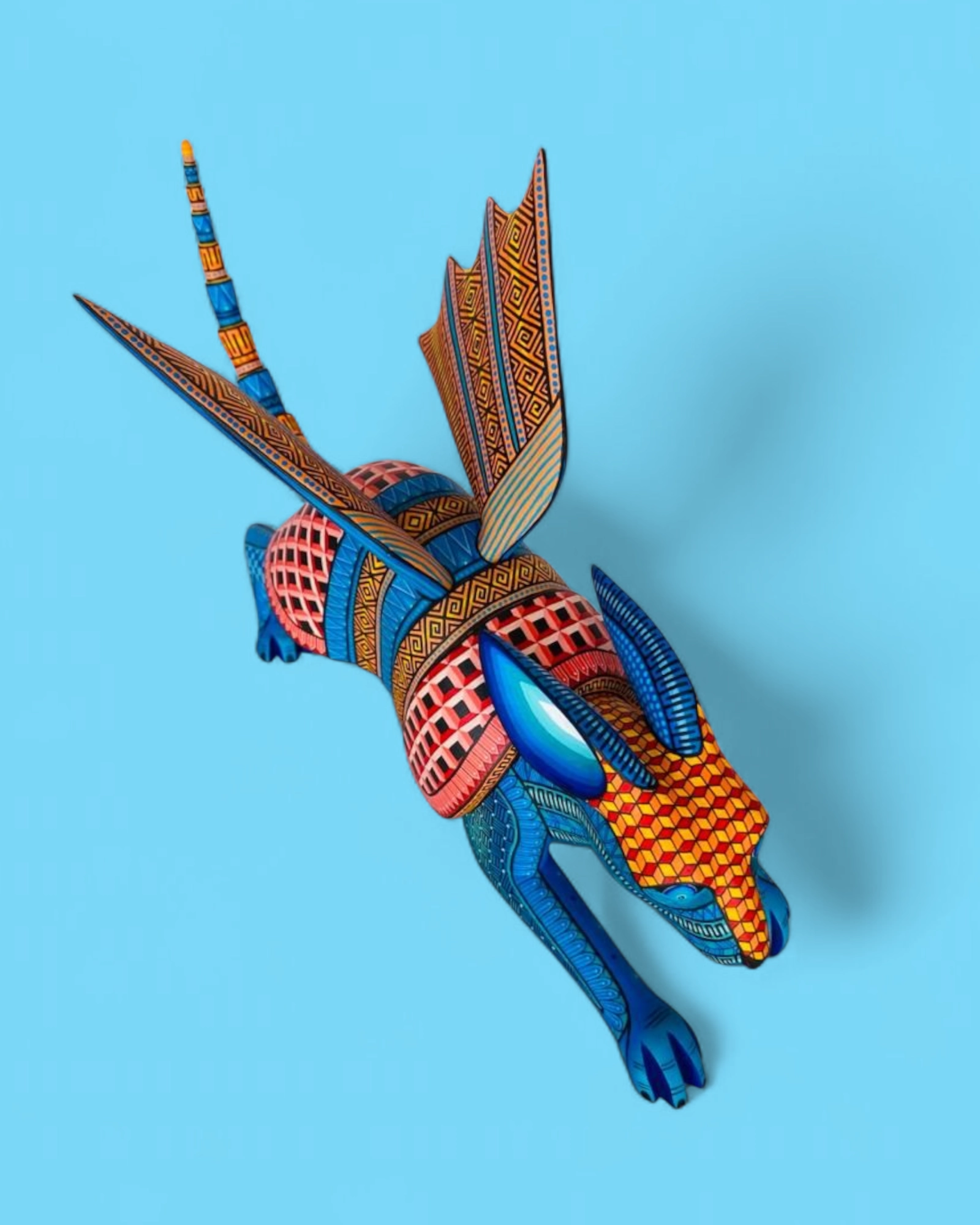 Alebrije Fusión – Liebre, Armadillo y Murciélago
