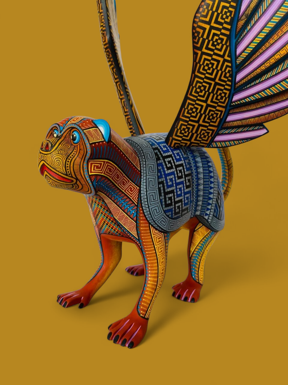 Alebrije Fusión – Mono, Armadillo y Águila