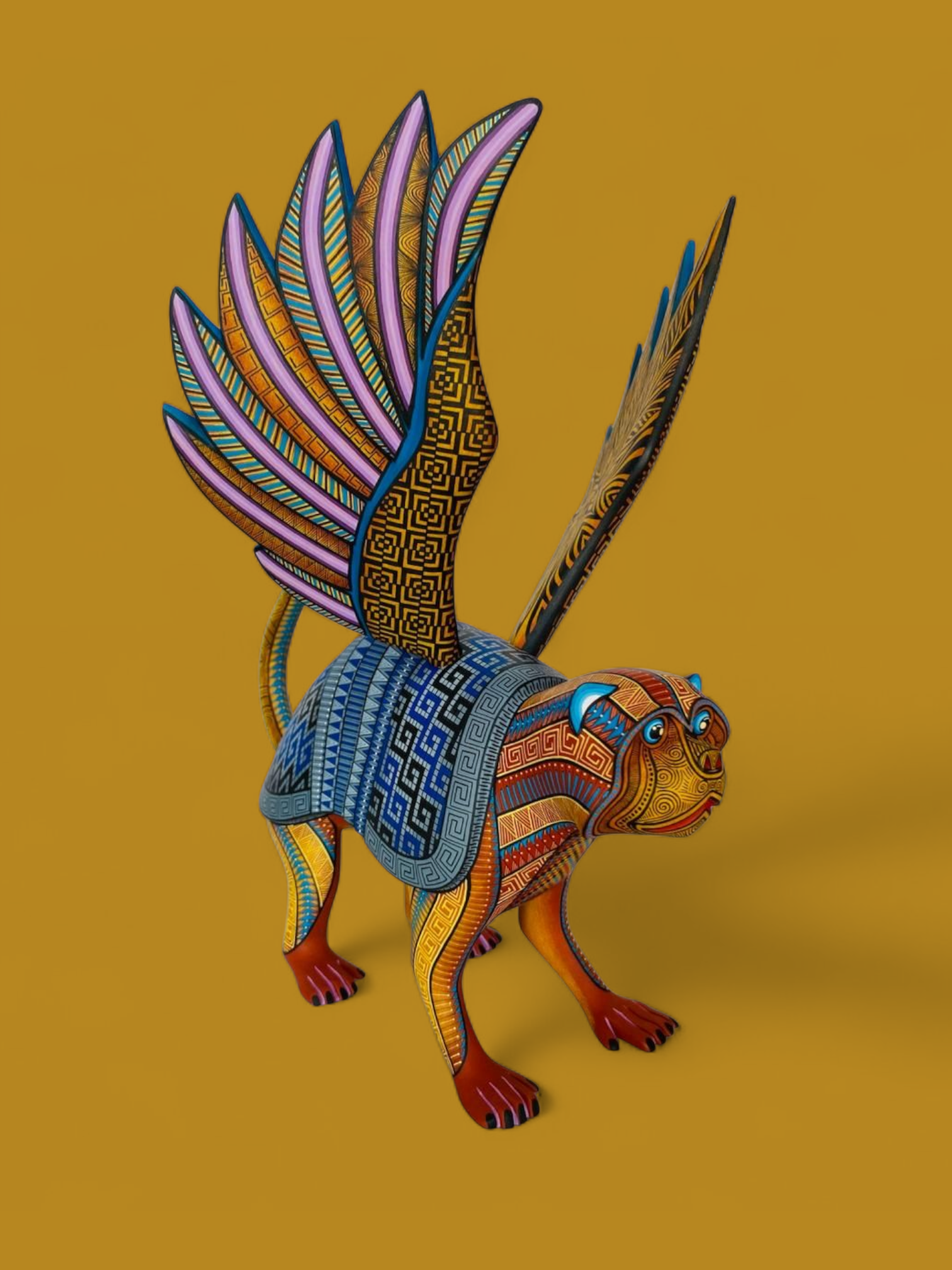 Alebrije Fusión – Mono, Armadillo y Águila