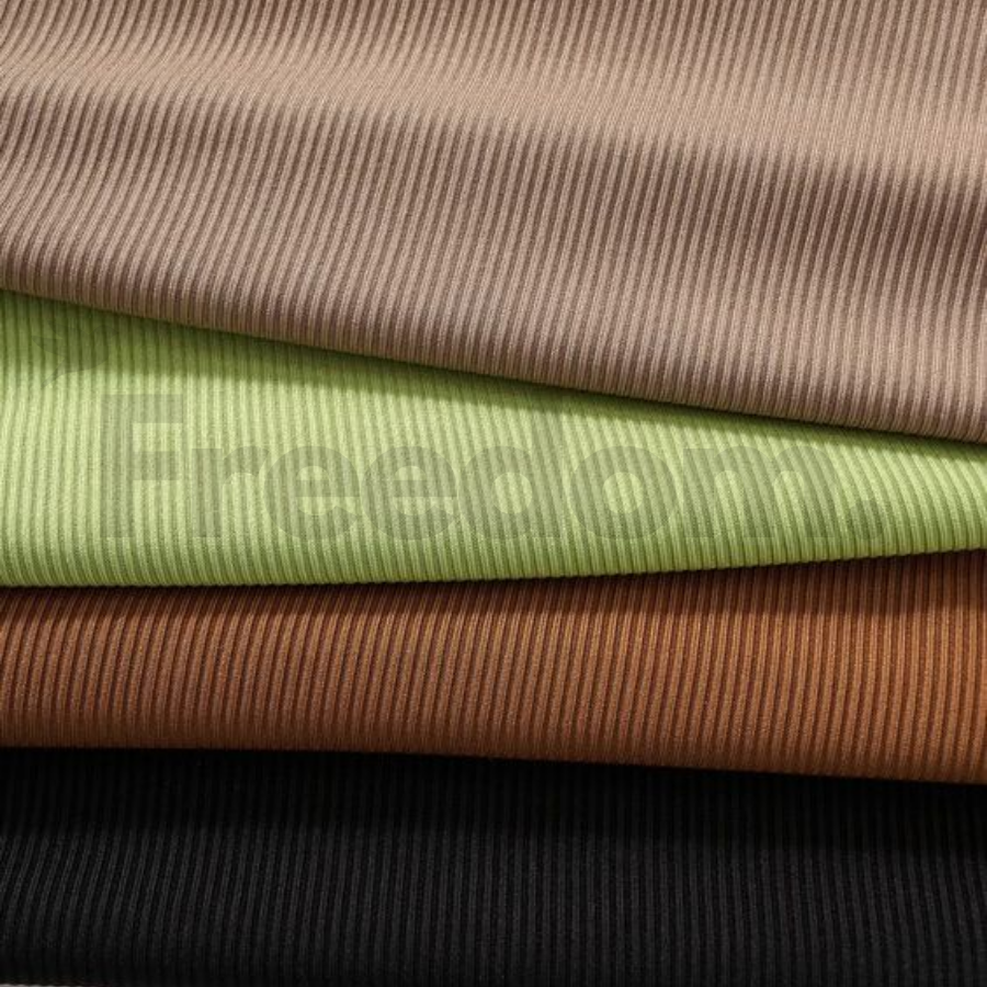 Crop rib manga larga