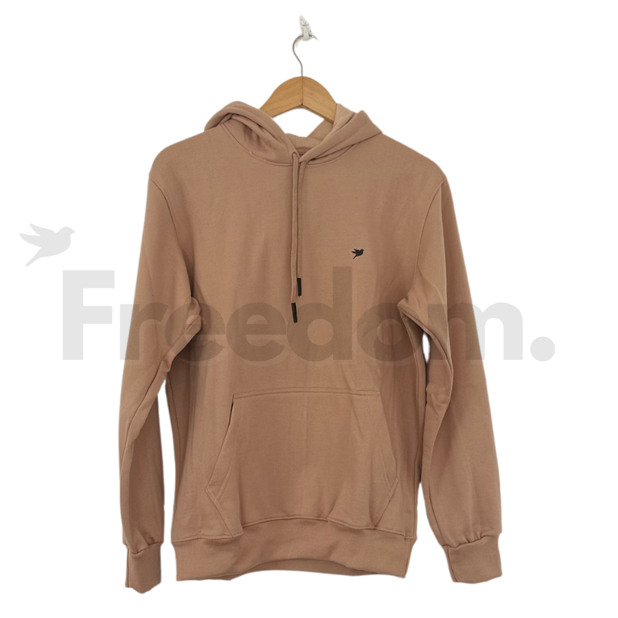 Polera con capucha Beige