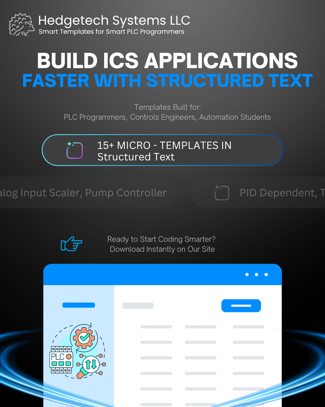 ICS Application Templates in Structured Text