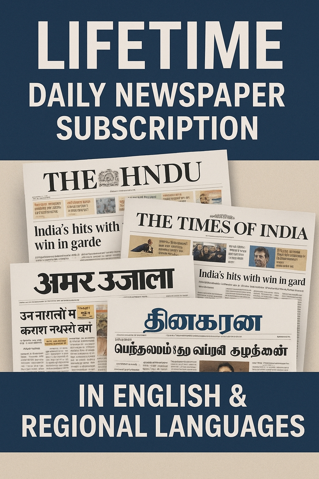 Lifetime Daily Newspaper Subscription