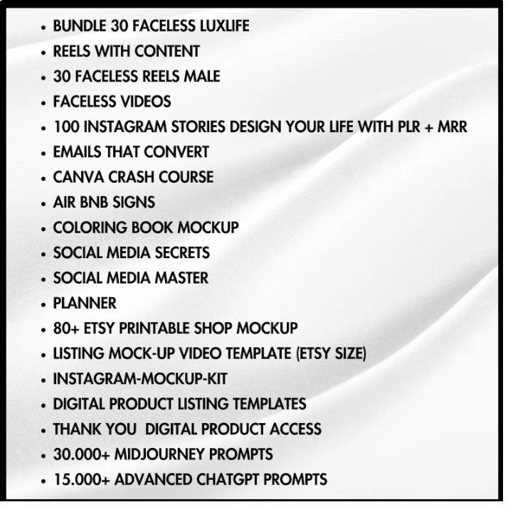 30 Million Digital Products