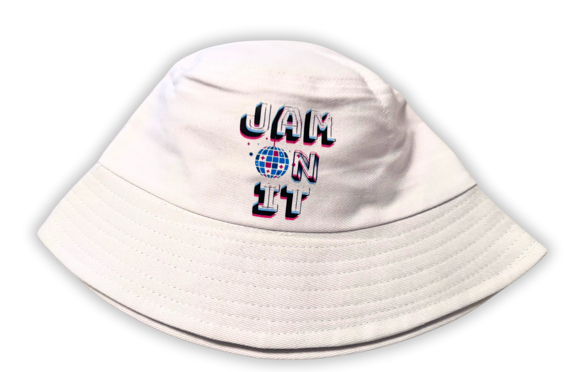 Jam On It White Bucket Hat