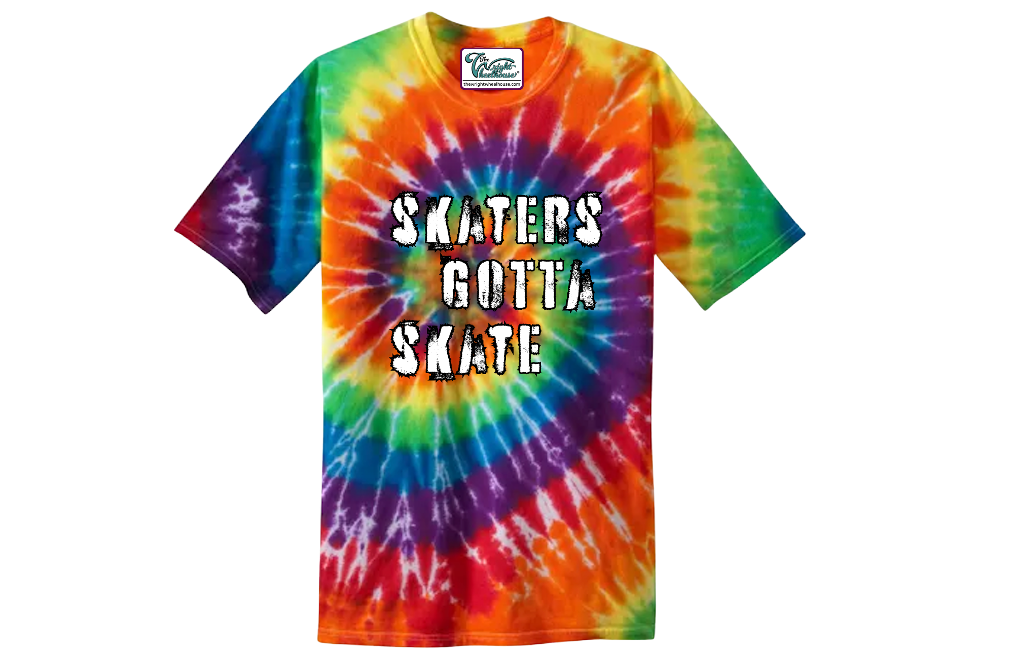Skaters Gotta Skate Tie-Dye T-Shirt