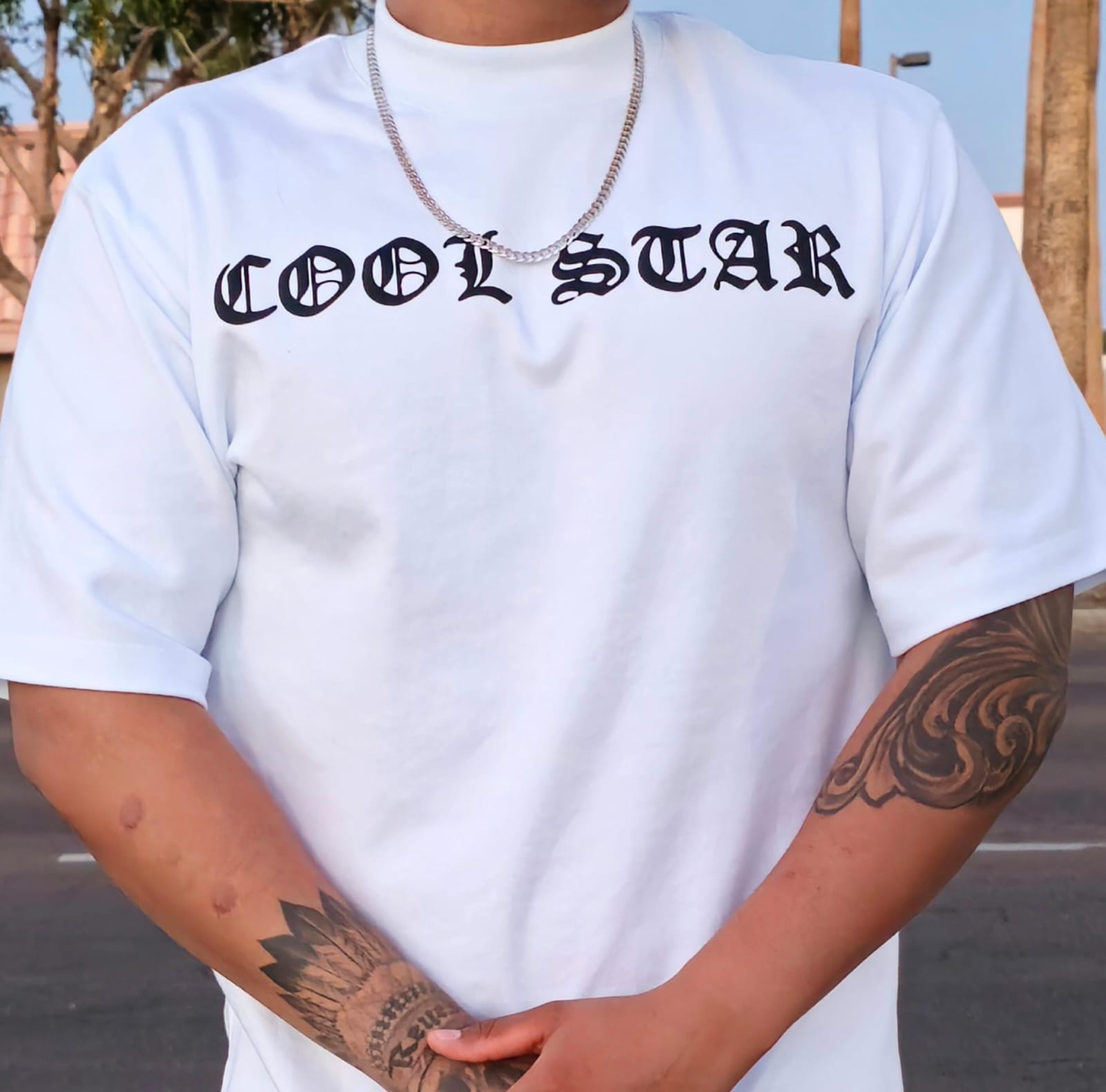 COOL STAR SHIRT BLANCA