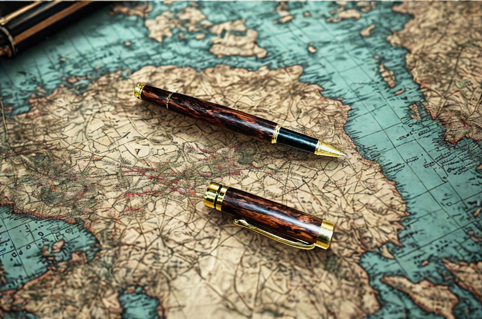 Rosewood Bird Eye Handcrafted Wooden Pen