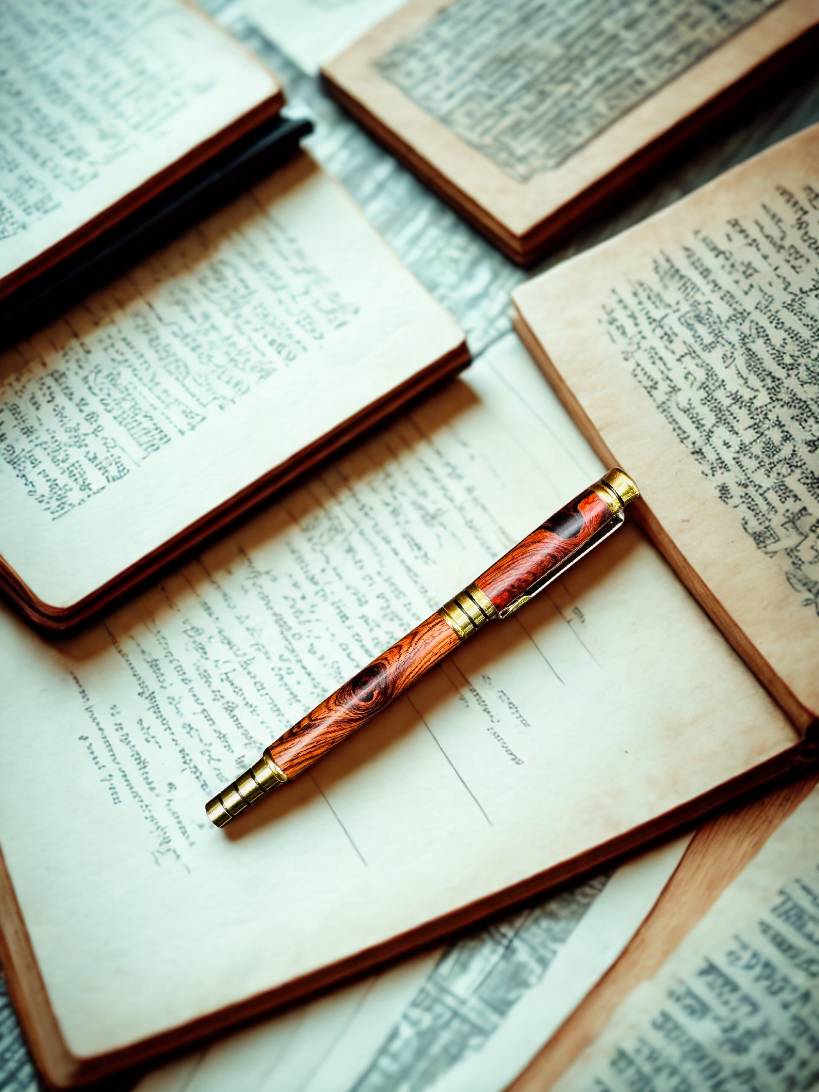Handcrafted Red Rosewood Fountain Pen- FreeShip