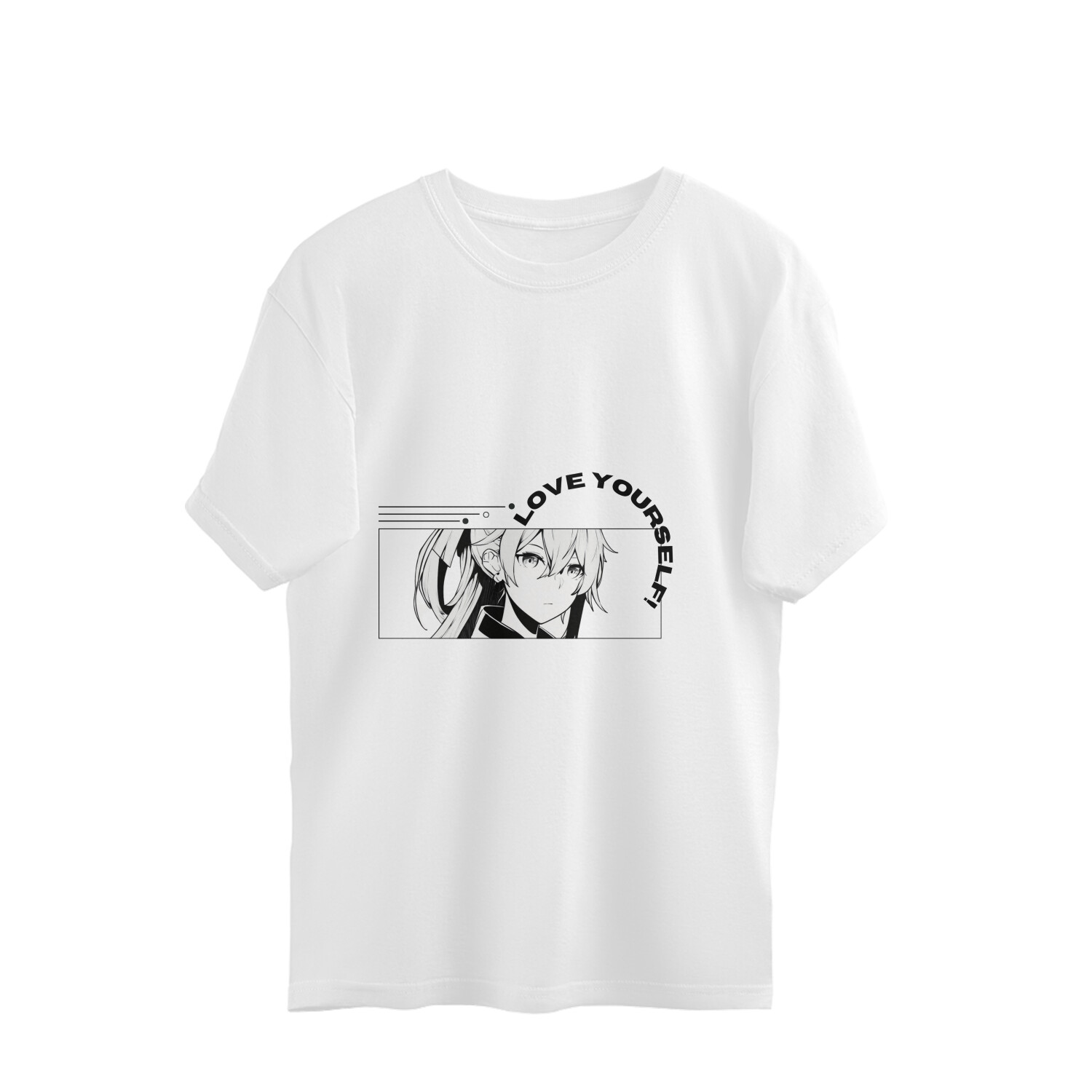 Love Yourself Oversized White T-Shirt – Unisex